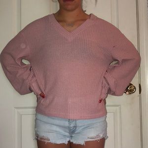 Pink sweater